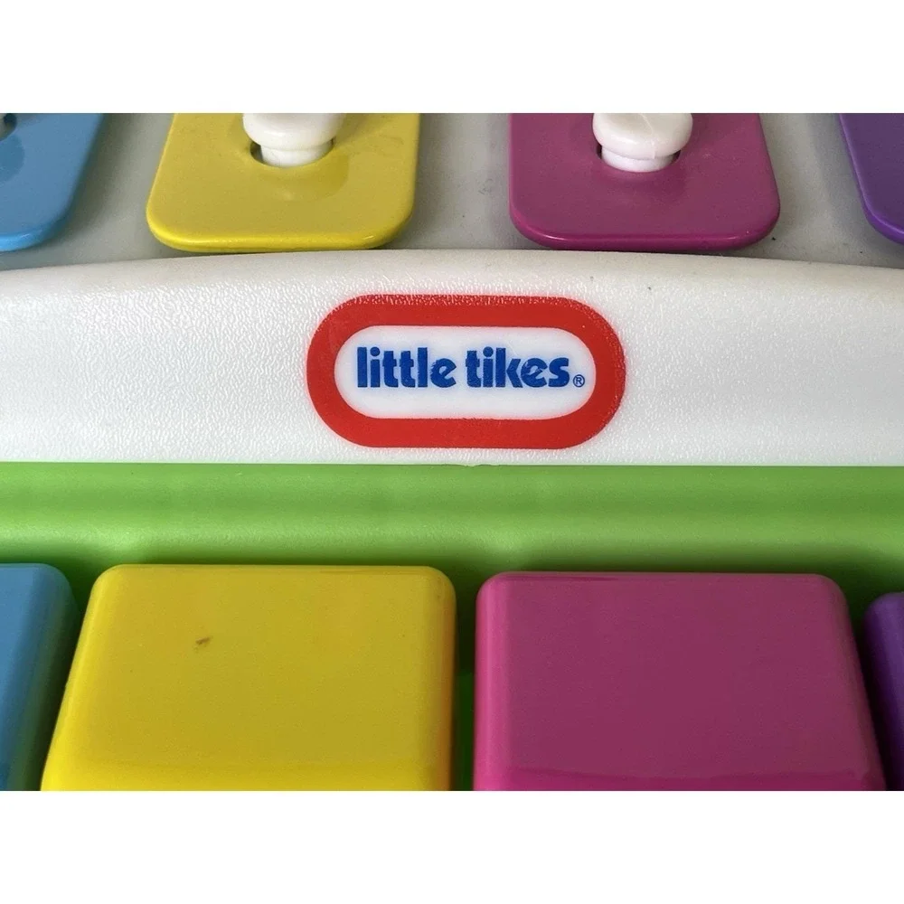 Little Tikes Baby Toddler Xylophone Piano Tap a Tune Green HTF VGC Fast Shipping